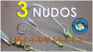 NUDOS DE PESCA  3 AL HILO [upl. by Lachman]