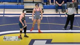 197lbs Ryan Stein Chattanooge vs George Hopkins Presbyterian College [upl. by Ennayram]