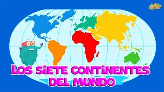 Los Siete Continentes Del Mundo  Conocimientos Generales  Ciencia Para Niños  Vídeos Educativos [upl. by Charisse503]