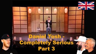 Daniel Tosh Completely Serious Part 3 REACTION  OFFICE BLOKES REACT [upl. by Ielerol49]