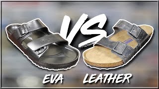 Birkenstock Arizona EVA vs Arizona Soft Footbed  Sizing Quality Comfort [upl. by Eras]