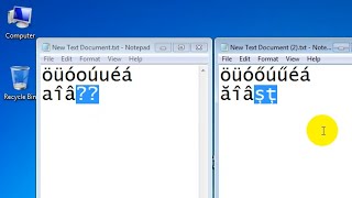 How to fix Missing Diacritics after saving in Notepad [upl. by Aibat]