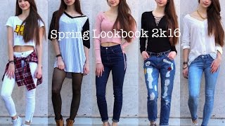 Spring Lookbook 2k16 ♡ vittoriamiles [upl. by Mundford]