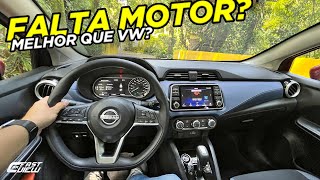 TEST DRIVE NOVO NISSAN VERSA ADVANCE 2024 SURPREENDE NO CONFORTO E CONSUMO MAS O MOTOR [upl. by Jan155]