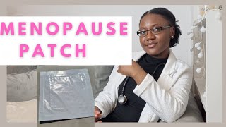 How to apply HRT patches HRT Patches for menopause menopause treatment [upl. by Einohpets]