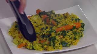 Low Protein Recipe  Carrot and Bok Choy Risotto [upl. by Bruce]