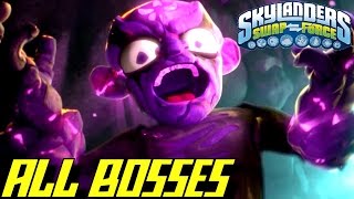 Skylanders Swap Force  ALL BOSSES [upl. by Narba]