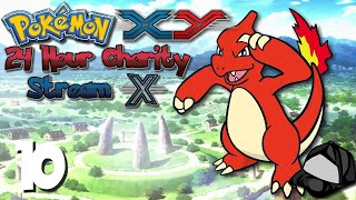 Lets use the secret entrance  Part 10 🗼Pokémon XY Randomized ⭐️24h Charity Stream X [upl. by Patrich]