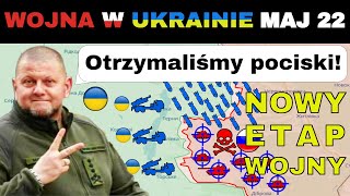 22 MAJ TO WSZYSTKO ZMIENIA Rosyjski Szturm Zmechanizowany Zmieciony Artylerią  Wojna w Ukrainie [upl. by Llevron]