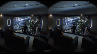 New vorpX v080 Virtual Cinema Mode in Action [upl. by Akelahs]