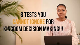 8 Tests You Cannot IGNORE For Kingdom Decision Making shortclip [upl. by Dronski]