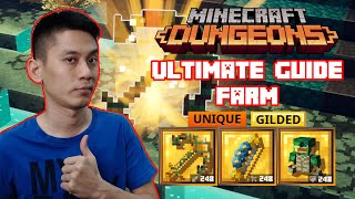 Minecraft Dungeons Ultimate Guide Farm Gilded Encrusted Anchor Nimble Turtle Armor Bubble Burster [upl. by Ashia]