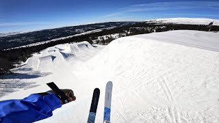 One run in Bräcke Åre SkiStar Snowpark [upl. by Mooney]