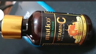 Matico 100 Natural Vitamin C Serum Information And Review In Hindi [upl. by Kassab]