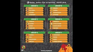 TIRAGE AU SORT CAN ÉGYPTE 2019 [upl. by Odlanyar]