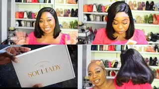 Easy and classy short bob ft Soul lady wigs  Tosin alabi [upl. by Adelle750]