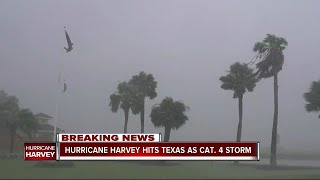 Hurricane Harvey strengthens to Cat 4 Texas prepares for lifethreatening storm [upl. by Petite]