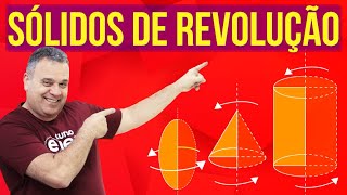 SÓLIDOS DE REVOLUÇÃO CILINDRO CONE E ESFERA  Resumo de Geometria para o Enem [upl. by Imeka]