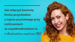 Jak włączyć kontrolę limitu z najmu prywatnego przy rozliczeniu wspólnym w Rachmistrzu nexonexo PRO [upl. by Nogaem]