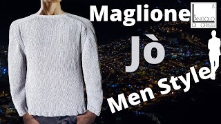 TUTORIAL Maglia ai ferri da UOMO quotJoquot [upl. by Mimi]