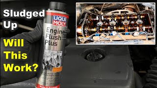 Before and After Engine Flush with Liqui Moly Engine Flush Plus  Engine Sludge Build Up Removal [upl. by Avi]