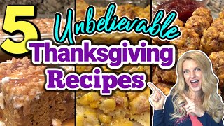 5 Unbelievable THANKSGIVING DINNER RECIPES You Dont Want To Miss  ULTIMATE HOLIDAY RECIPES [upl. by Elram822]