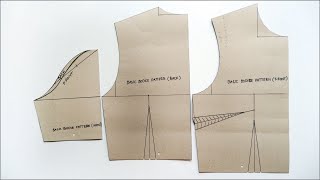 How To Draft A Basic Bodice Pattern  Basic Bodice Pattern With 2 Darts Tutorial  For Beginners [upl. by Quince237]