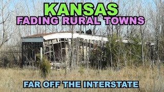 KANSAS Fading Rural Towns In A Forgotten Corner Of The State  Plus A Ghost Town In Oklahoma [upl. by Ahtenak]