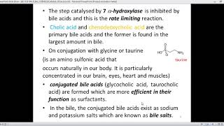 Lecture 14  Degradation of Cholesterol  Biochemistry [upl. by Anib]