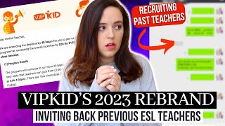 🍎 VIPKID 2023 Recruitment  Inviting Past Teachers Back  Is It Worth It  Fall Updates [upl. by Yssenhguahs]