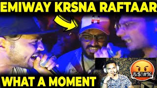 Emiway Krsna Raftaar Muhfaade Together Collab 2024 Song Reaction [upl. by Anialam53]