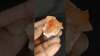 dark orange stilbite mineral specimen [upl. by Waugh996]