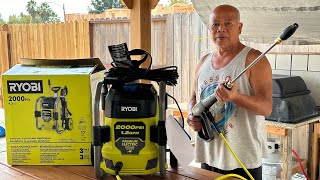 Ryobi 2000 PSI 12GPM Premium Electric Pressure Washer unboxing [upl. by Aldos]