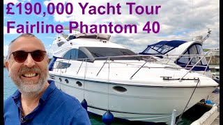 £190000 Yacht Tour  2007 Fairline Phantom 40 [upl. by Henig247]