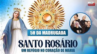 Santo Rosário  AO VIVO  Instituto Hesed  Rede Século 21 [upl. by Aynwad]