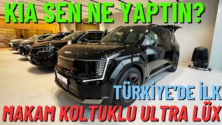 Kia EV9 İnceleme 2024 GT Line  Sen NE Yaptın KIA  Bu Arabada Dikiz Aynası YOK Her yer Kamera [upl. by Dnumsed]