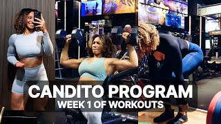 Full Week of Workouts on Candito Program  Strength Training for Women [upl. by Machute]