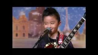 Jeremy Yong  Kid Guitarist  Australias Got Talent 2012 audition 7 FULL [upl. by Tollman822]