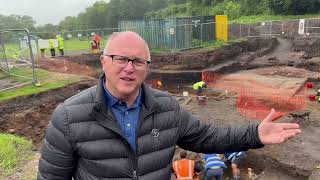 Current Archeological Dig at Hadrians Wall [upl. by Staten]