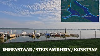 Teil 1  125 km Rundfahrt BodenseeUntersee Stein am Rhein CH Konstanz ♡ rennrad video [upl. by Hnao]