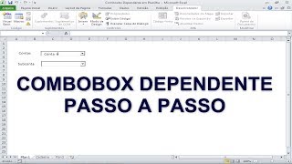 Combobox DEPENDENTE Direto em Planilha Excel via Códigos VBA  PASSO a PASSO [upl. by Keyser768]