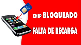 como ativar chip bloqueado por falta de recarga [upl. by Zeuqram]