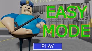 Roblox Barry’s Prison Run Story Obby EASY MODE  Walkthrough and Boss Battle Roblox OBBY [upl. by Hesoj]