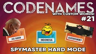 These New Words Made Spymaster Harder  Codenames Custom Words 21 [upl. by Muhan]