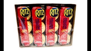 RITZ Peanut Butter Crackers Unwrapping [upl. by Ailemak]