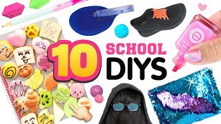 10 School HACKS PRANKS amp DIYS 5Minute DIY Ideas Life Hacks for Back To School [upl. by Arries321]