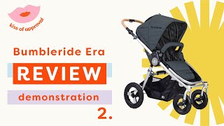 Bumbleride Era Pram review 3  Mums Grapevine [upl. by Eissirk]