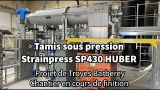 Tamis sous pression Strainpress 430 Troyes [upl. by Ardnalak503]