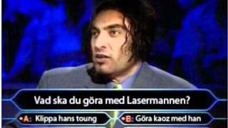 Laserturken  Vem Vill Bli Miljonär Miljonturken MÅSTE SE [upl. by Sowell46]