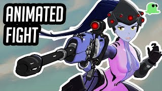 Widowmaker UNLEASHED Overwatch Fight Animation [upl. by Ahselyt115]